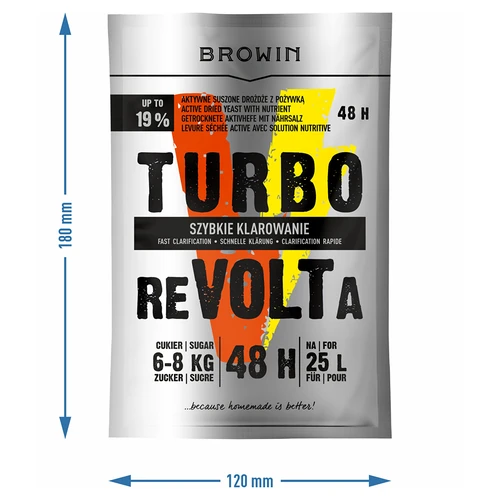 Destillerigær Turbo reVOLTa 48h - 4