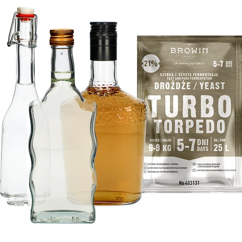 Destilleringsgær Turbo Torpedo 5-7 dage 21% 100g - 5