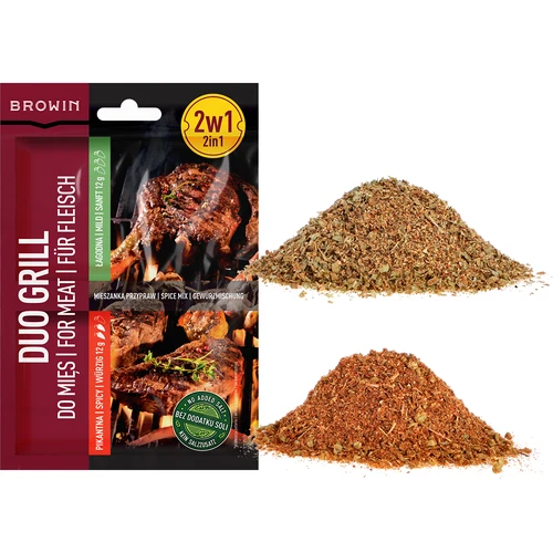 Duo Grill til kød, 2-i-1 krydderiblanding, 2 x 12 g - 3