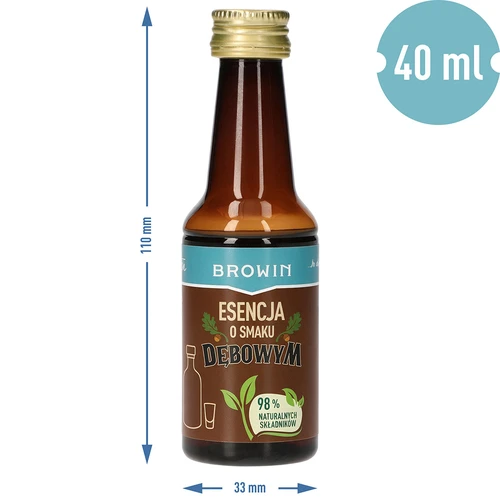 Egesmags-essens med naturlig aroma og ekstrakt – 40 ml til 4 L - 8