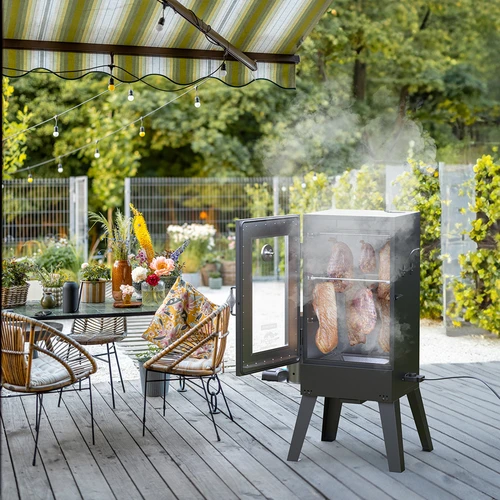 Elektrisk rygeovn dragON E101 med røgenerator, 70 L - 13