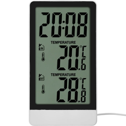 Elektronisk termometer fra Soens – med føler, hvid - 2