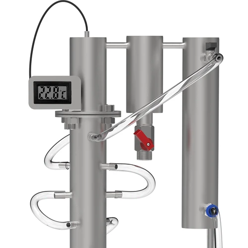 Elektronisk termometer i ramme - til destillatorer (-50°C til +110°C) - 5