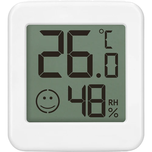 Elektronisk termometer med komfortindikator, hvid - 2