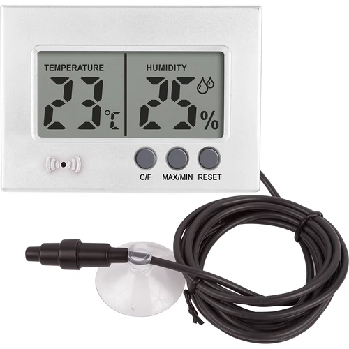 Elektronisk termometer og hygrometer til terrarium (0°C til +50°C) 5 cm
