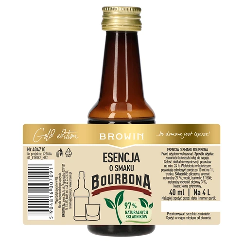 Bourbon-smagsessens til 4 L, 40 ml - 5