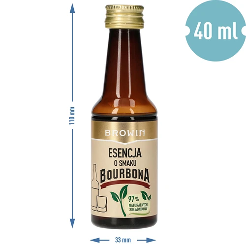 Bourbon-smagsessens til 4 L, 40 ml - 8