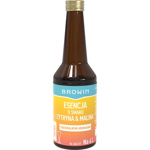 Essens med citron-hindbær smag - 40 ml, til 4L