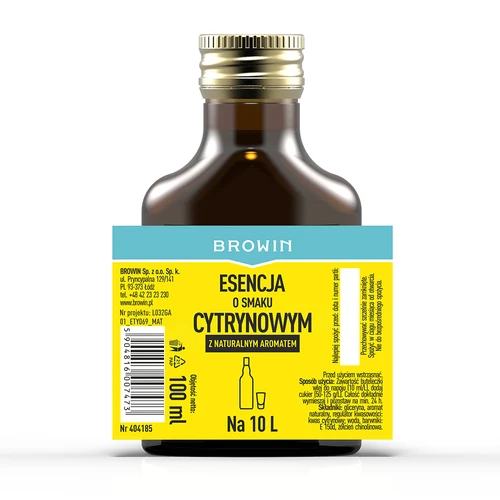 Essens med citronsmag med naturlig aroma til 10 L - 100 ml - 4