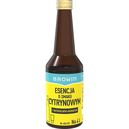 Essens med citronsmag og naturlig aroma til 4 L – 40 ml