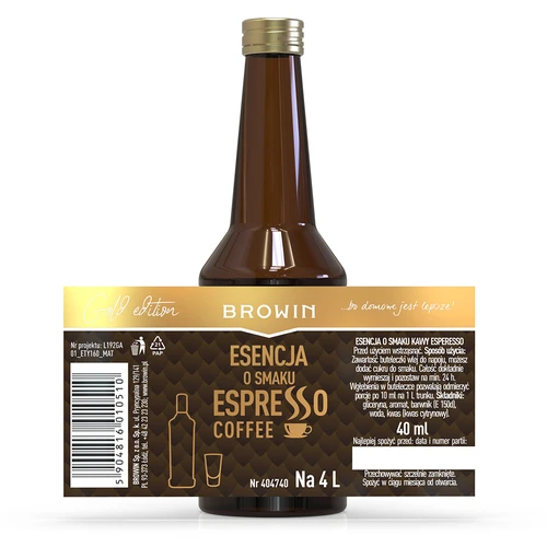 Essens med espresso-smag, til 4 L, 40 ml - 4