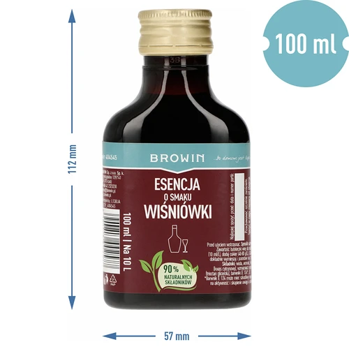 Essens med kirsebærsmag til 10 L - 100 ml - 5