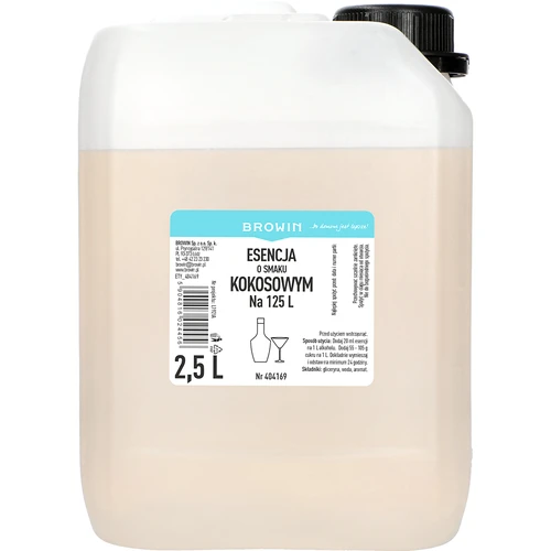 Essens med kokossmag, 2,5L, til 125L færdig drik
