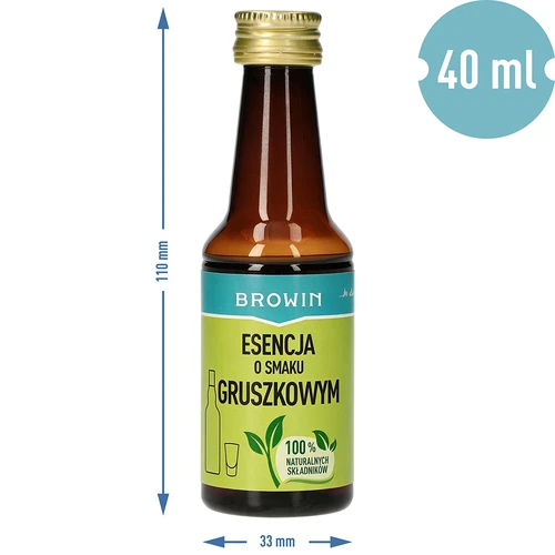 Essens med pæresmag – pærelikør, smagsessens 40 ml - 6