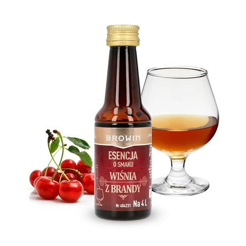 Essens med smag af Kirsebær med brandy, 40 ml - til 4 L - 3