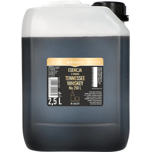 Essens med smag af Tennessee Whiskey 2,5 L, til 250 L færdig spiritus