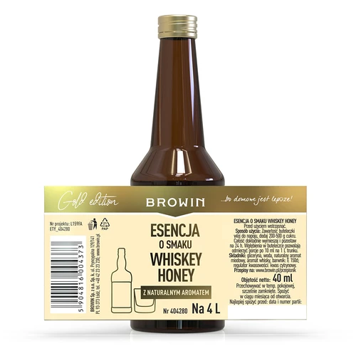 Essens med smag af Whisky & Honning til 4 L – 40 ml - 7