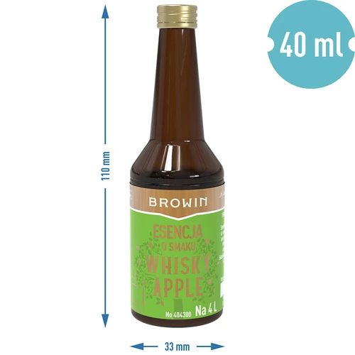 Whisky Apple-essens – 40 ml, til 4 L - 7