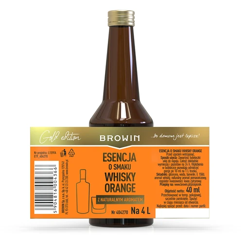 Essens med Whisky Orange-smag til 4 L – 40 ml - 6