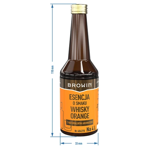 Essens med Whisky Orange-smag til 4 L – 40 ml - 8