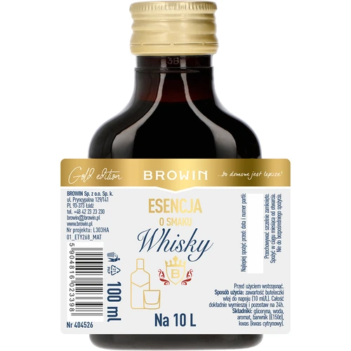 Whiskyessens til 10 L, 100 ml - 4
