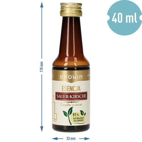 Essens Sauer-Kirsche – Klar Kirsebær, 40 ml, til 4 L - 7