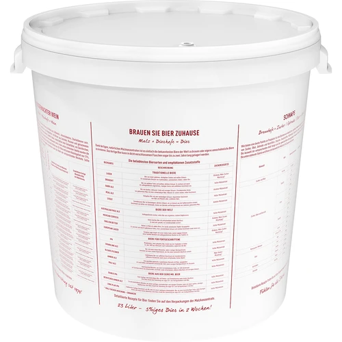 Fermenteringsbeholder 30L med låg og hane DE - 6