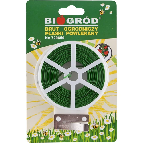 Flad have tråd, belagt med PVC 50m x 2mm