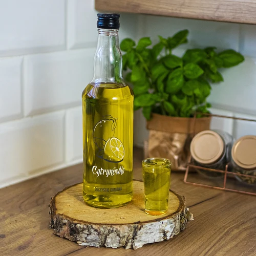 Flaske 500 ml med skruelåg, tryk "Cytrynówka", 1 stk. - 7