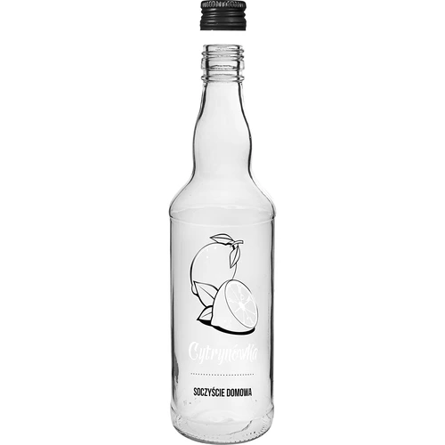Flaske 500 ml med skruelåg, tryk "Cytrynówka", 1 stk. - 2