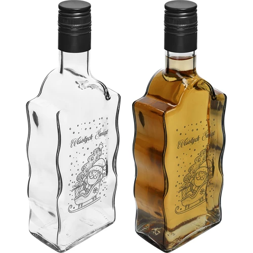 Klasztorna-flaske 500 ml med skruelåg, tryk "Julemanden", 1 stk. - 3
