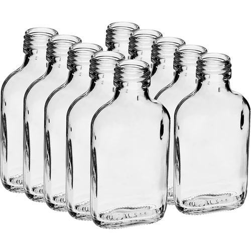 Flaske til likør af typen lommelærke 100 ml 10 stk.