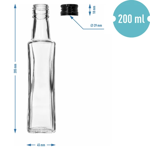 Olimp-flaske 200 ml med skruelåg, 1 stk. - 8