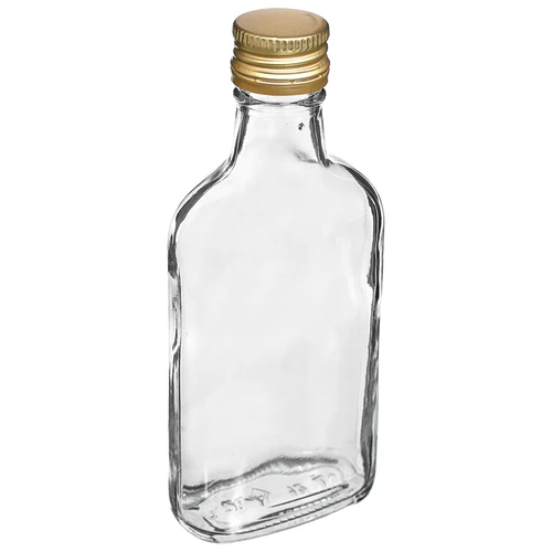 Flaske til likører lommelærke med skruelåg 200 ml 10 stk - 4