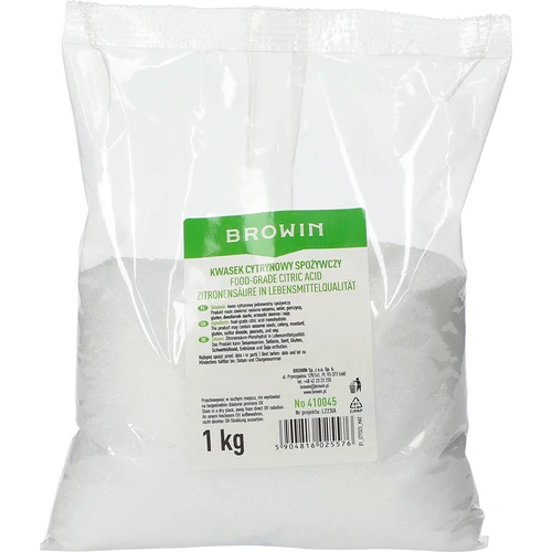 Fødevaregodkendt citronsyre, 1 kg