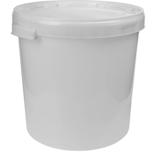 Gæringsbeholder 30L, i hvid farve med 2 rør