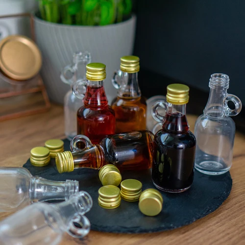 Galonflaske 40ml med låg - 10 stk. - 5