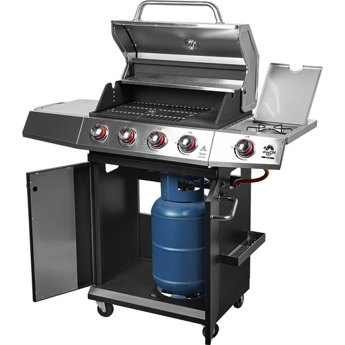 Gasgrill dragON BBQ101, 11,7 kW, sort-sølv - 2