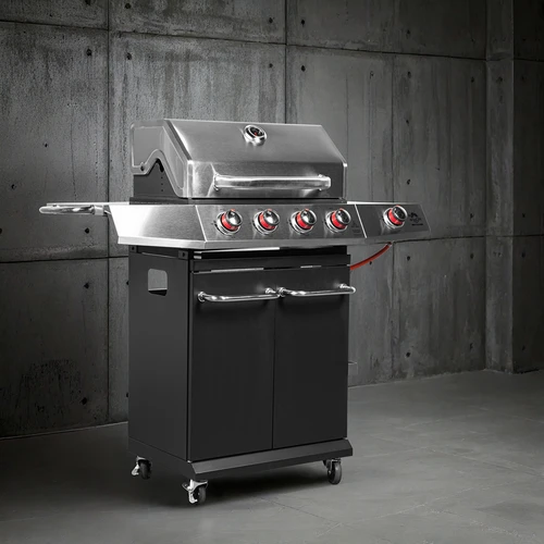 Gasgrill dragON BBQ101, 11,7 kW, sort-sølv - 4