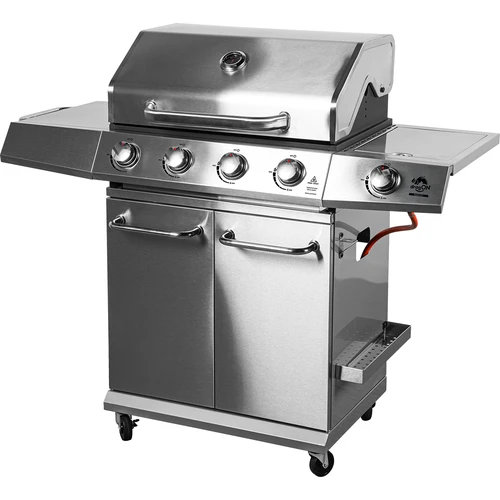 Gasgrill dragON BBQ201, 18,8 kW, sølv