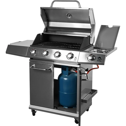 Gasgrill dragON BBQ201, 18,8 kW, sølv - 2