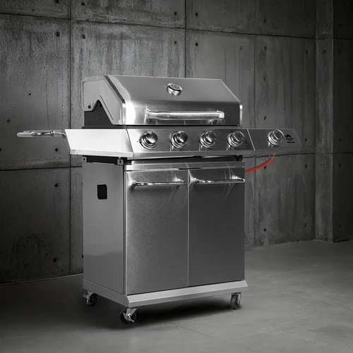 Gasgrill dragON BBQ201, 18,8 kW, sølv - 4