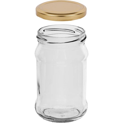 Glas TO 300 ml med gyldent låg fi 66 - 6 stk. - 3