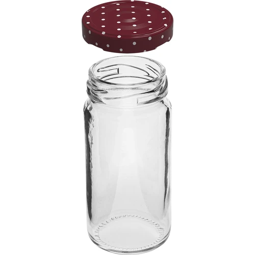 Glas TO 90ml med farvet låg fi43 - 6 stk. - 4