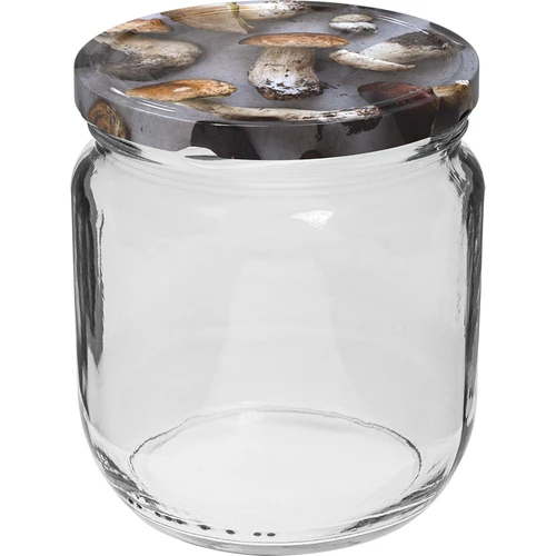 Glas TO Gurken 425 ml med farvet låg fi 82/6 - 6 stk. - 3