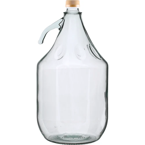 Glasballon 5 L Dama med låg - uden kurv