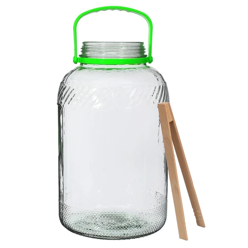 Glasbeholder 8 L, med tang - 2