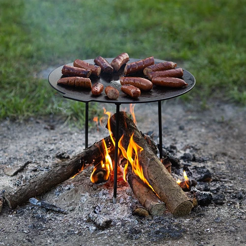 Grillpande, støbejern, ø 44 cm - 14