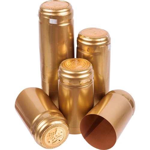 Hætter med perforering guld fi 31mm 100stk.