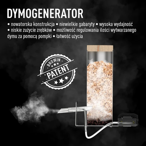 Have-rygeovn 200 L dragON Wood 100E - i brændt træ, med elektrisk varmeelement og styring - 8